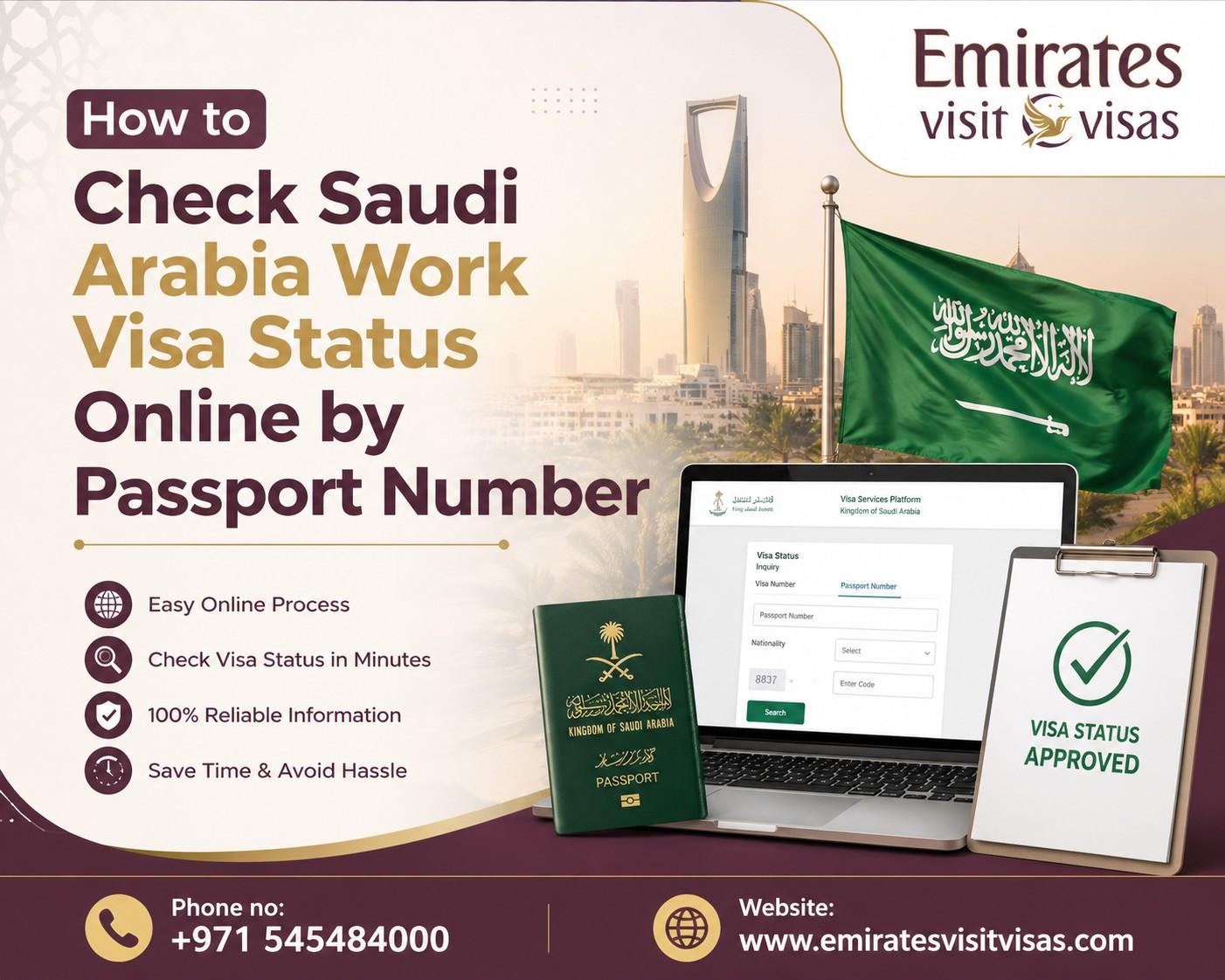 How to Check Saudi Arabia Work Visa Status Online by Passport Number