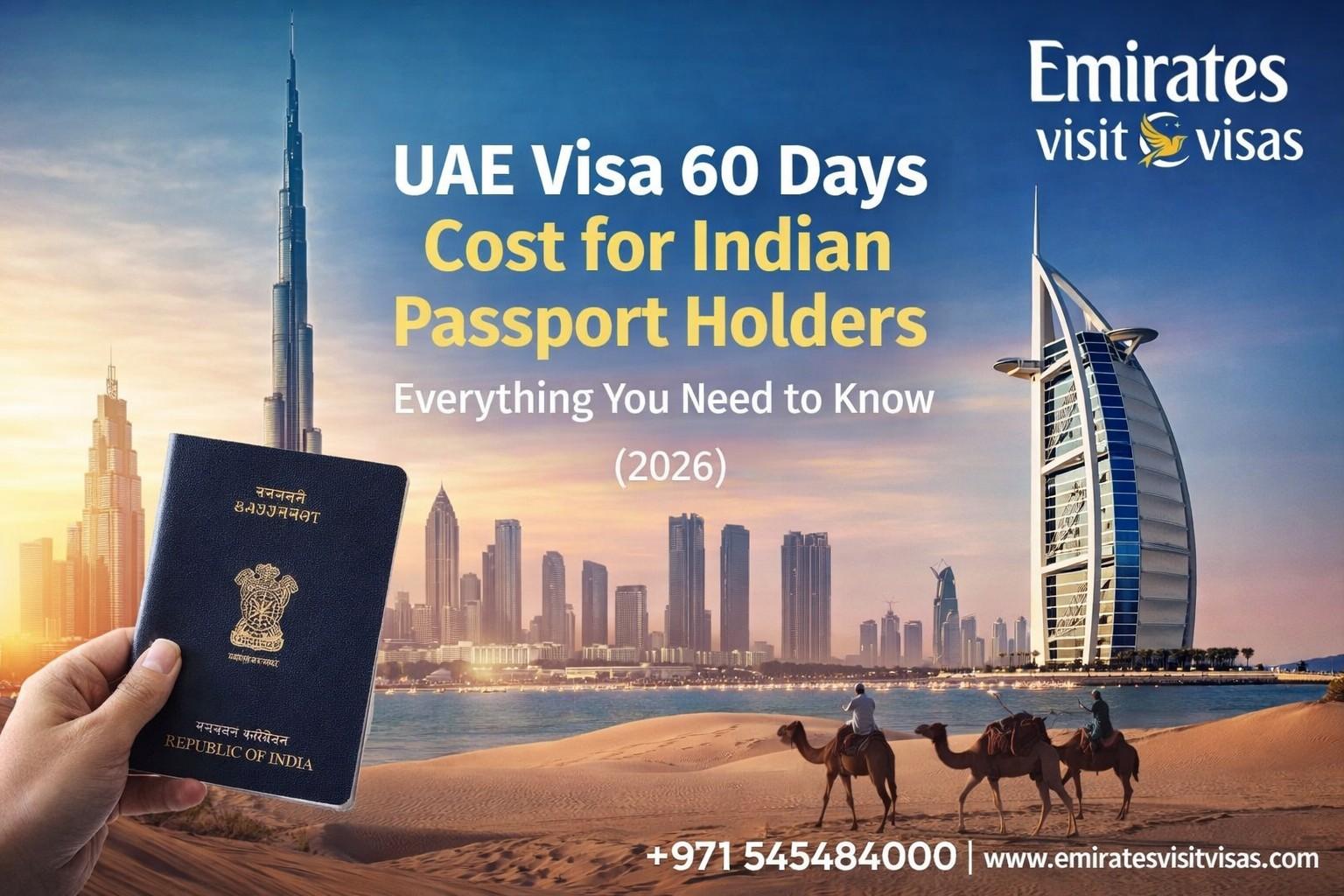 UAE Visa 60 Days Cost for Indian Passport Holders – Everything You Need to Know 