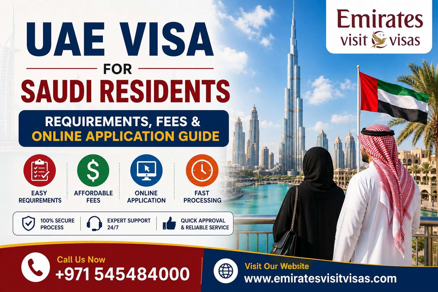 UAE Visa for Saudi Residents – Requirements, Fees & Online Application Guide