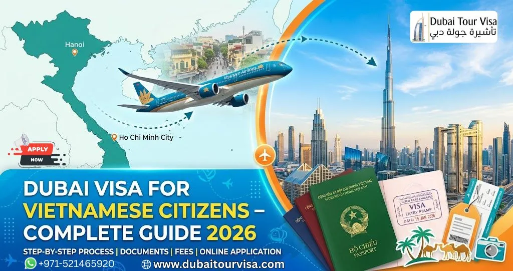 Dubai Visa for Vietnamese Citizens 2026 – Requirements, Fees & Online Application Guide