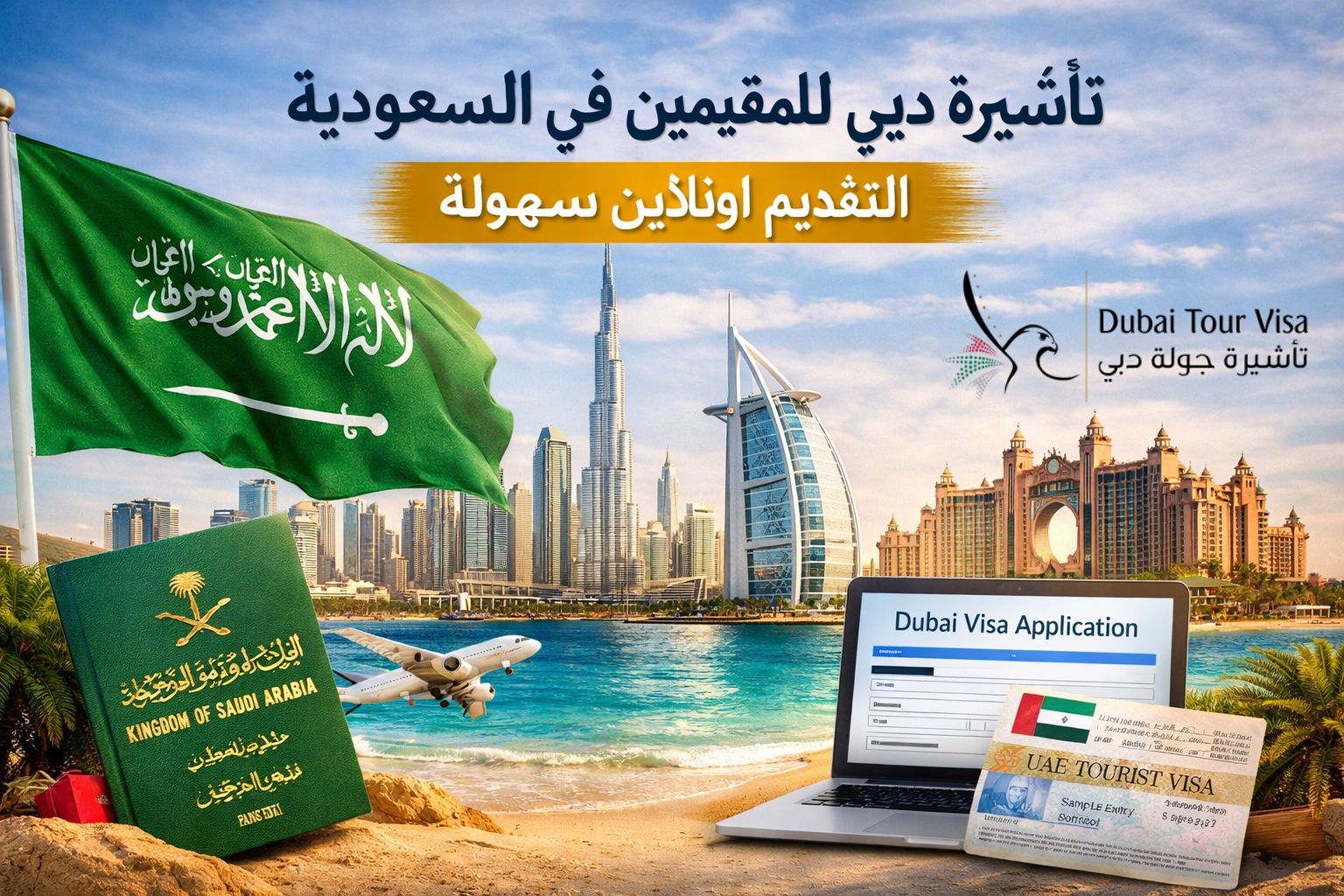 تأشيرة دبي للمقيمين في السعودية – التقديم أونلاين بسهولة