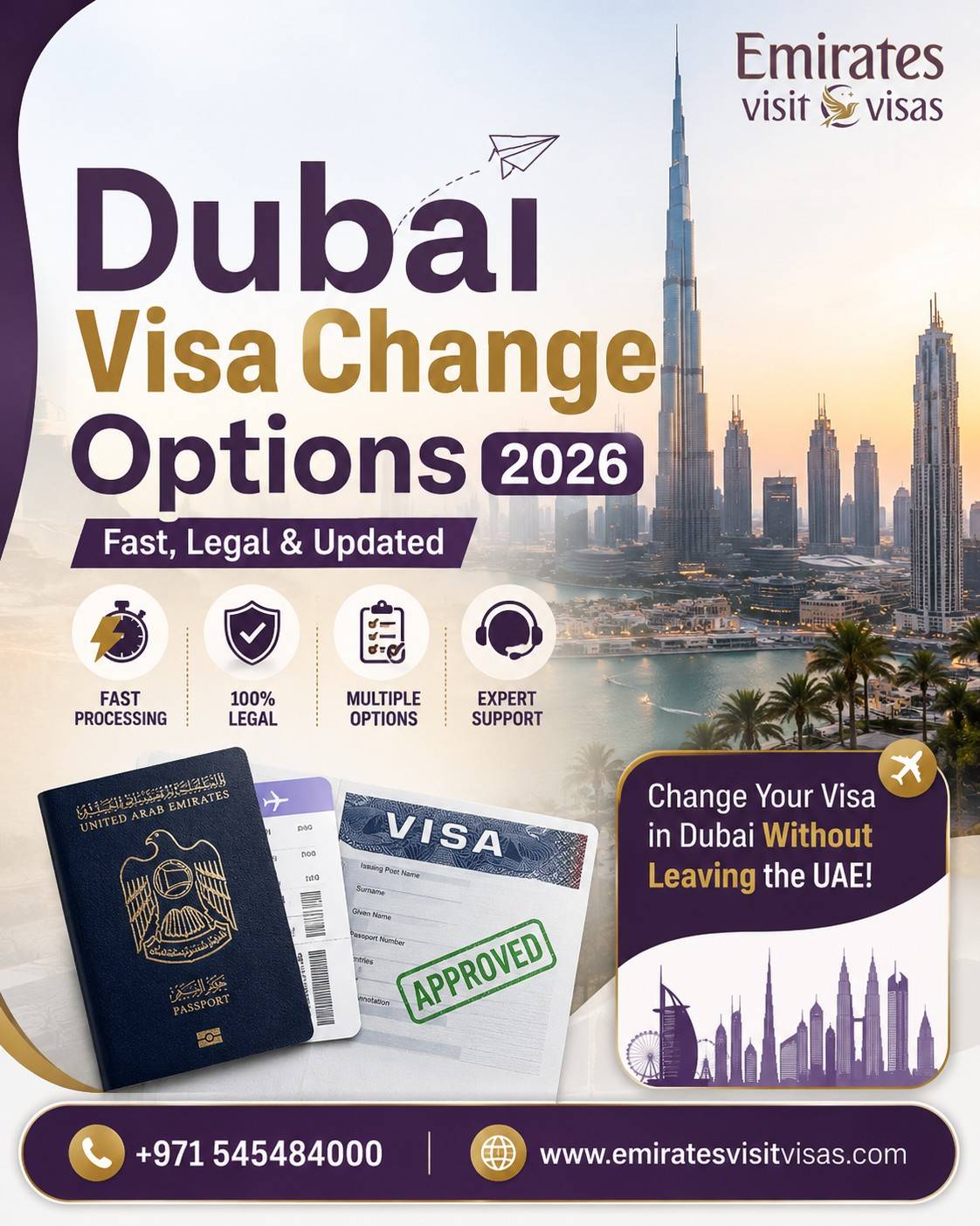 Dubai Visa Change Options 2026 – Fast, Legal & Updated 